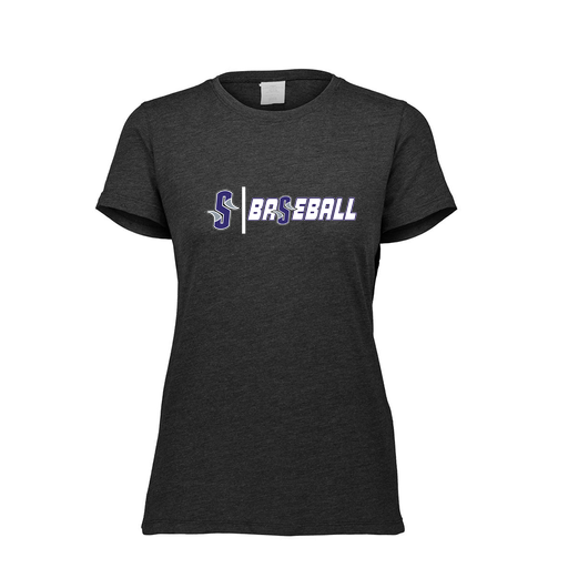 [FTSCUBBK-FAXS-LOGO2] Decker Women's Tri-Blend T-Shirt - Short Sleeve (Female Adult XS, Black, Logo 2)