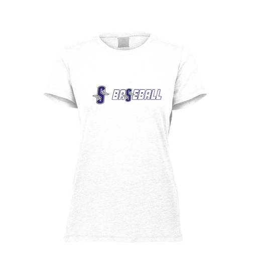 [FTSCUBWH-FAXS-LOGO2] Decker Women's Tri-Blend T-Shirt - Short Sleeve (Female Adult XS, White, Logo 2)
