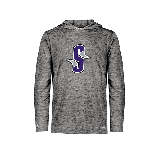 [FOLHCGBK-AS-LOGO3] Decker Men's Charge Hoodie (Adult S, Black, Logo 3)