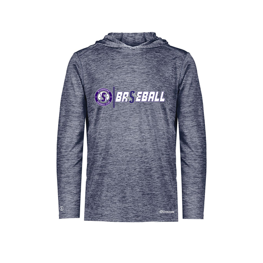 [FOLHCGNV-YS-LOGO1] Decker Youth Charge Hoodie (Youth S, Navy, Logo 1)