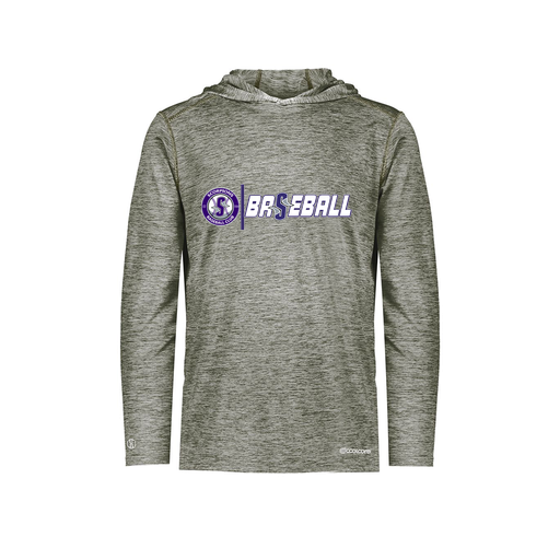 [FOLHCGGY-YS-LOGO1] Decker Youth Charge Hoodie (Youth S, Gray, Logo 1)